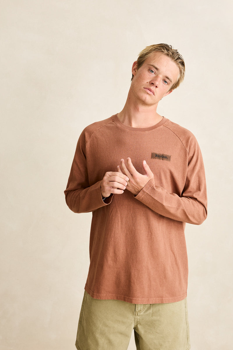 Tack Vintage Ls T-Shirt Caramel