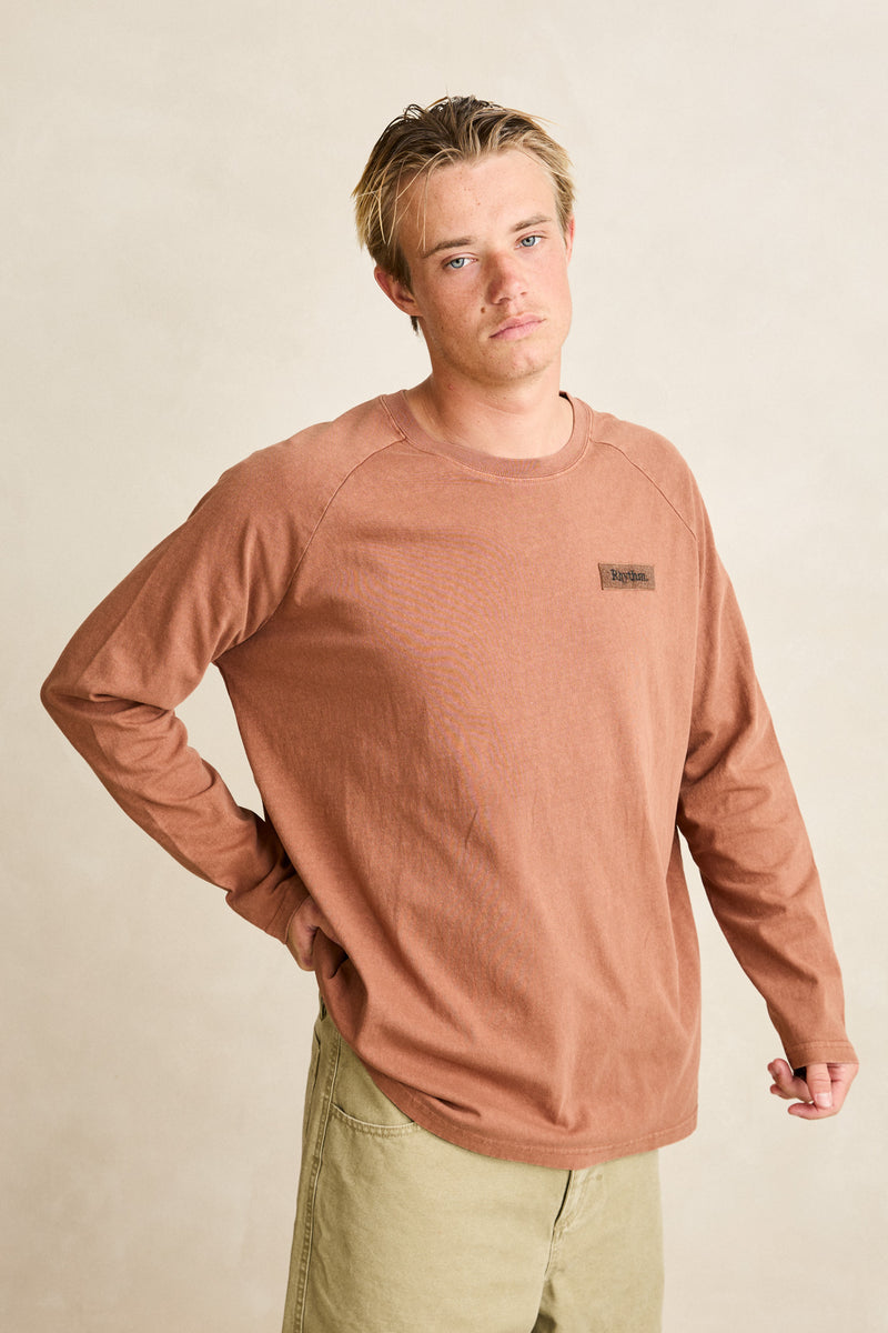 Tack Vintage Ls T-Shirt Caramel