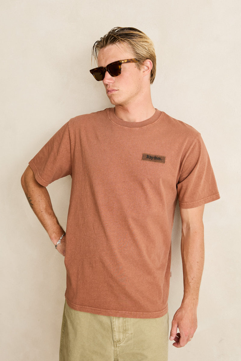 Tack Vintage Ss T-Shirt Caramel