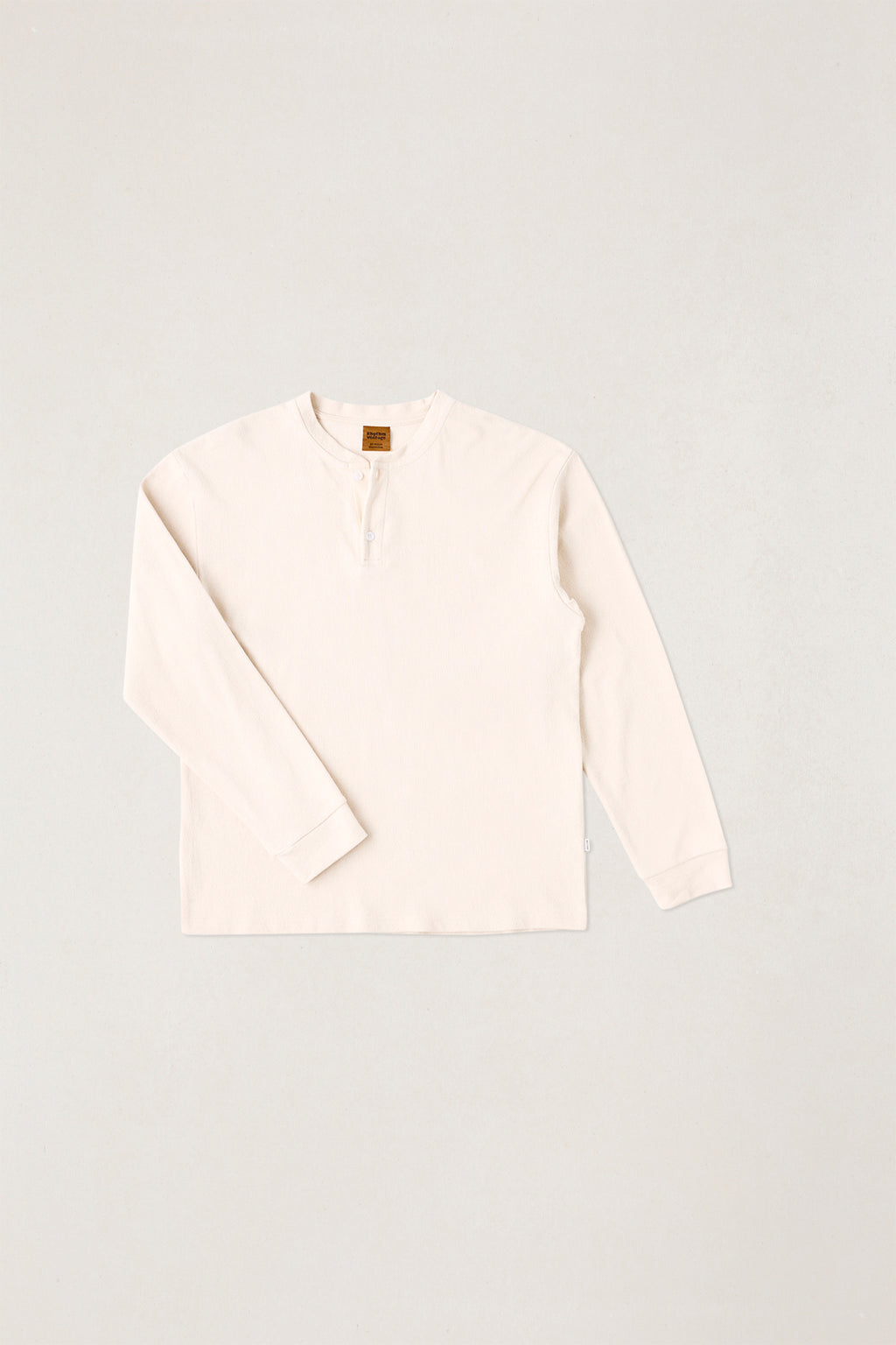 Vintage Jersey Ls Henley Natural – Rhythm
