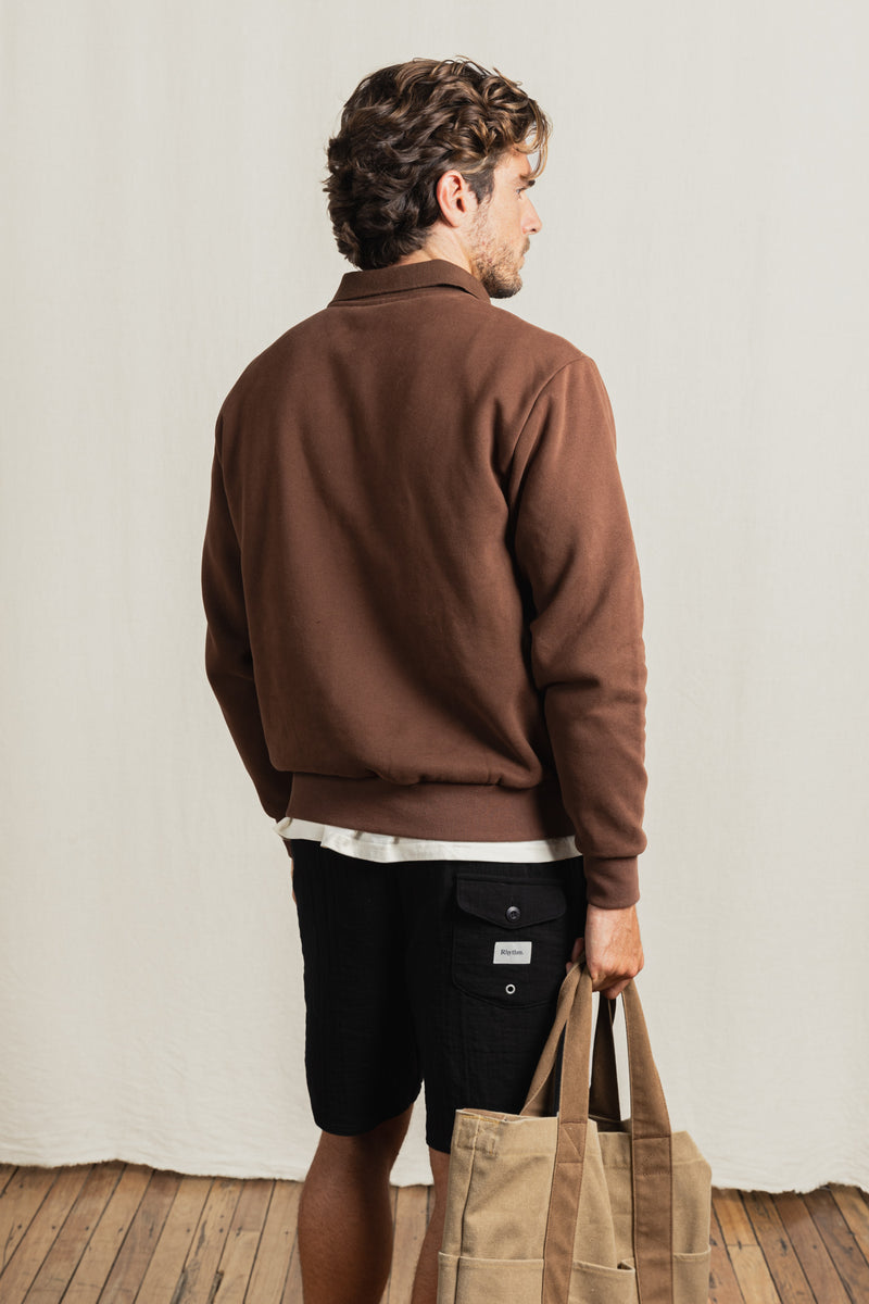 Furnace Quarter Zip Brown