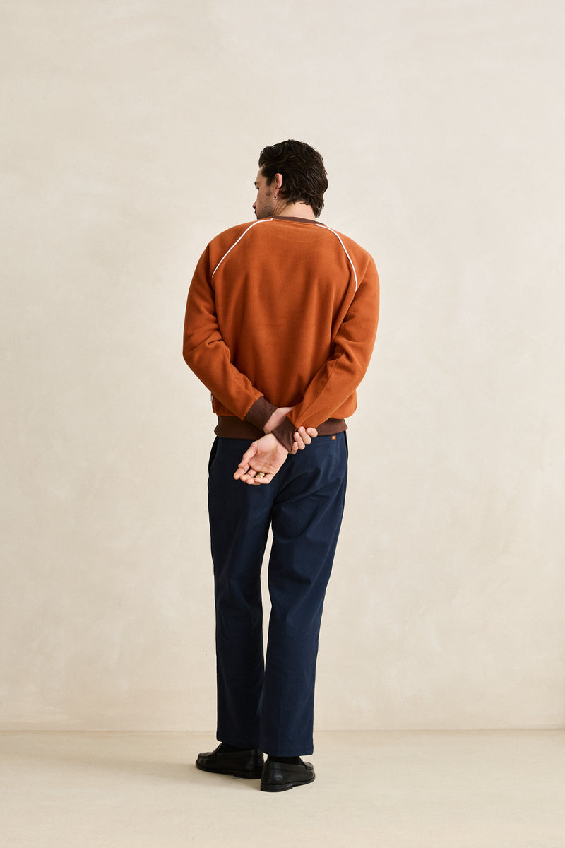 Pipe Polar Crewneck Burnt Orange