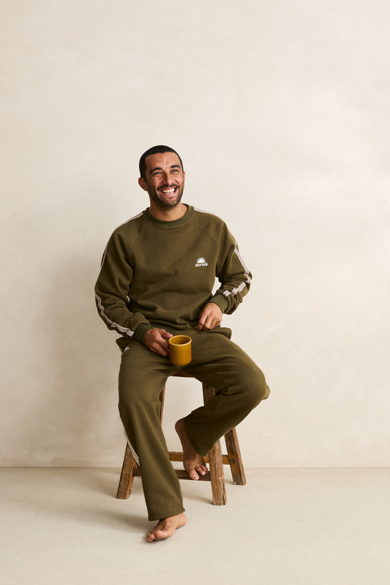 Tape Track Pant Olive