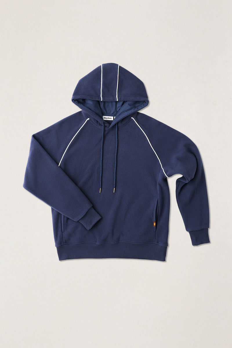 Pipe Polar Fleece Hood Navy