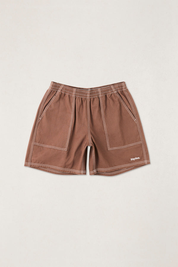 Contrast Stitch Jam Chocolate
