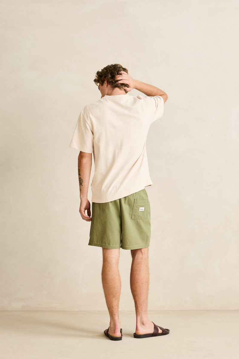 Haight Herringbone Jam Olive