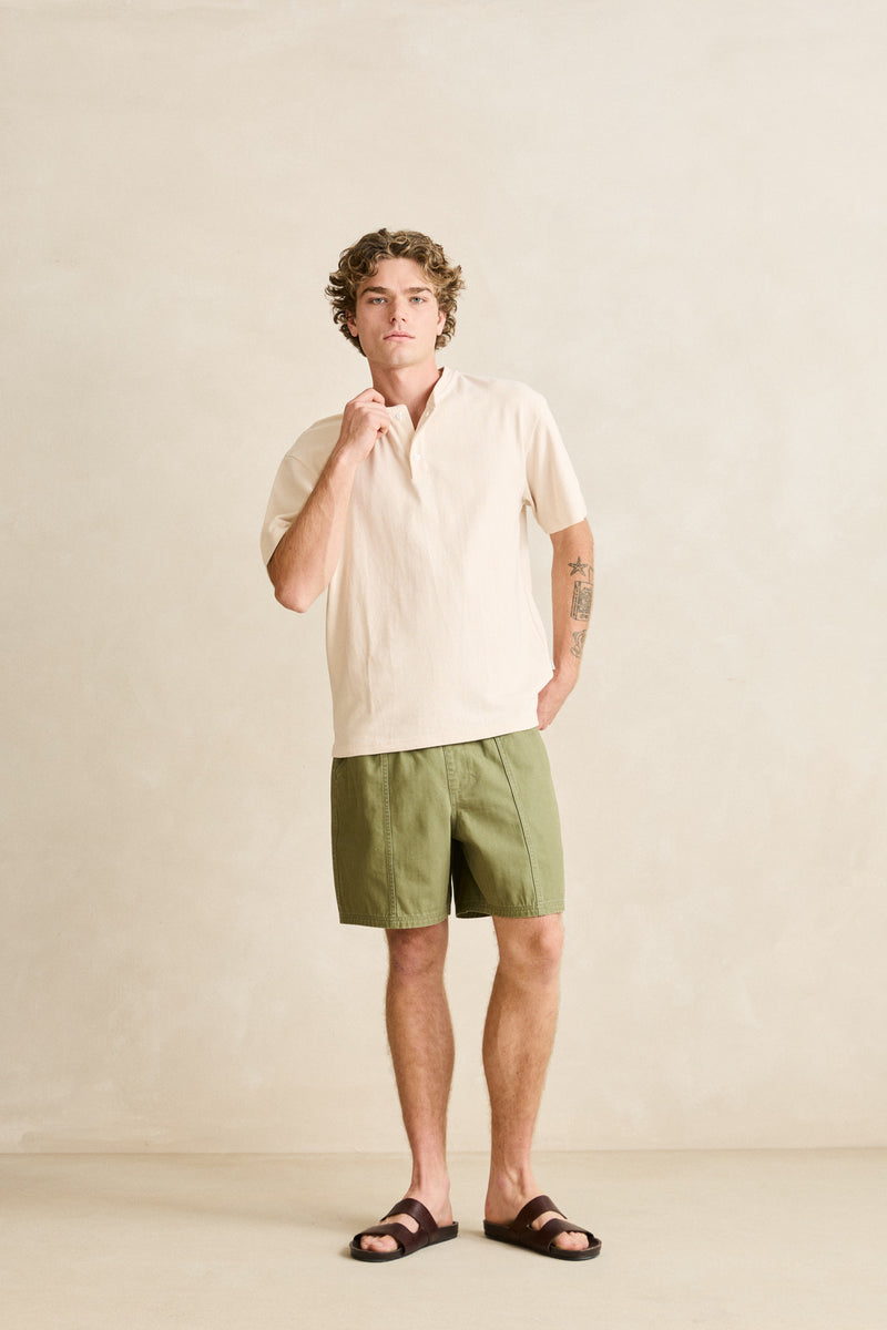 Haight Herringbone Jam Olive