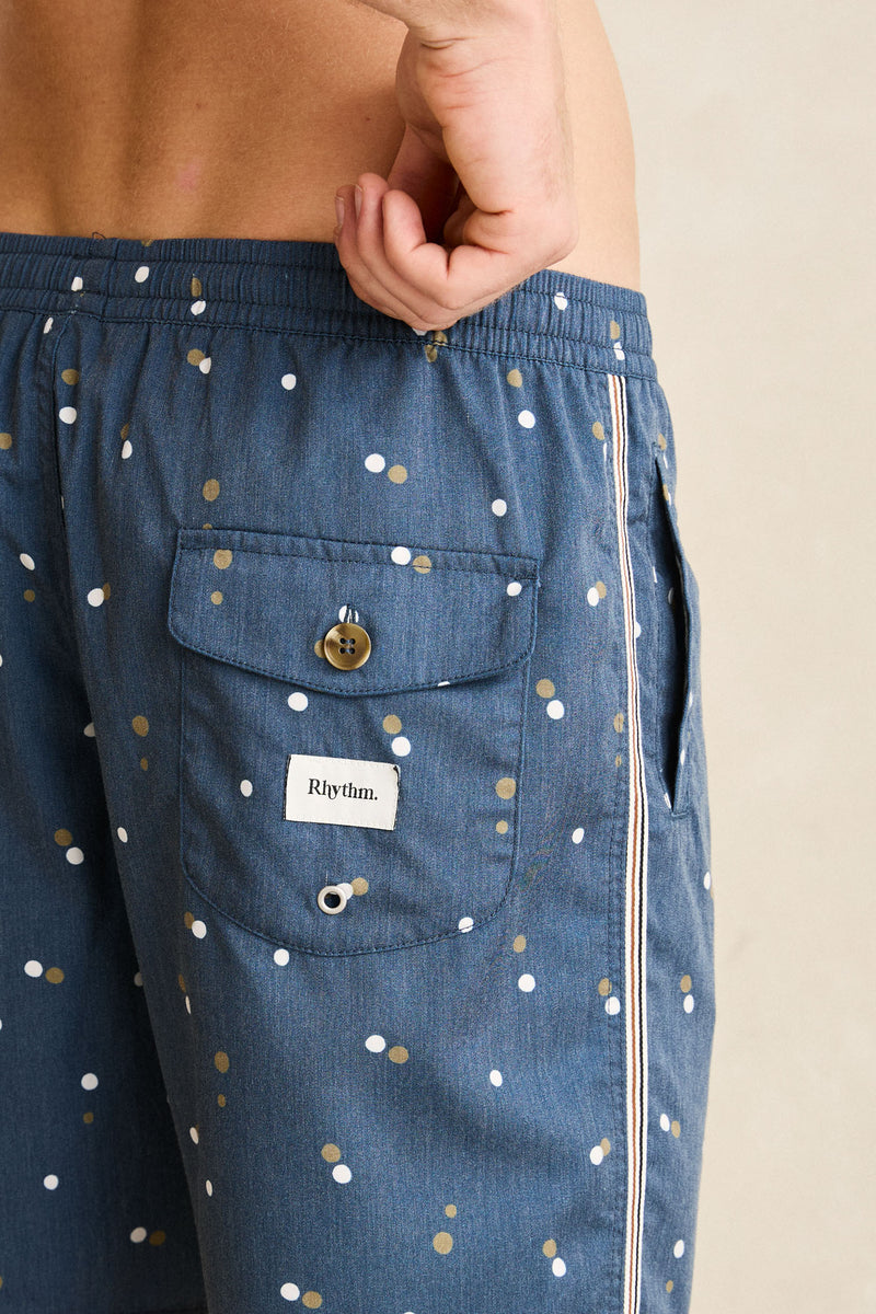 Heritage Focus Dot Beach Short Navy