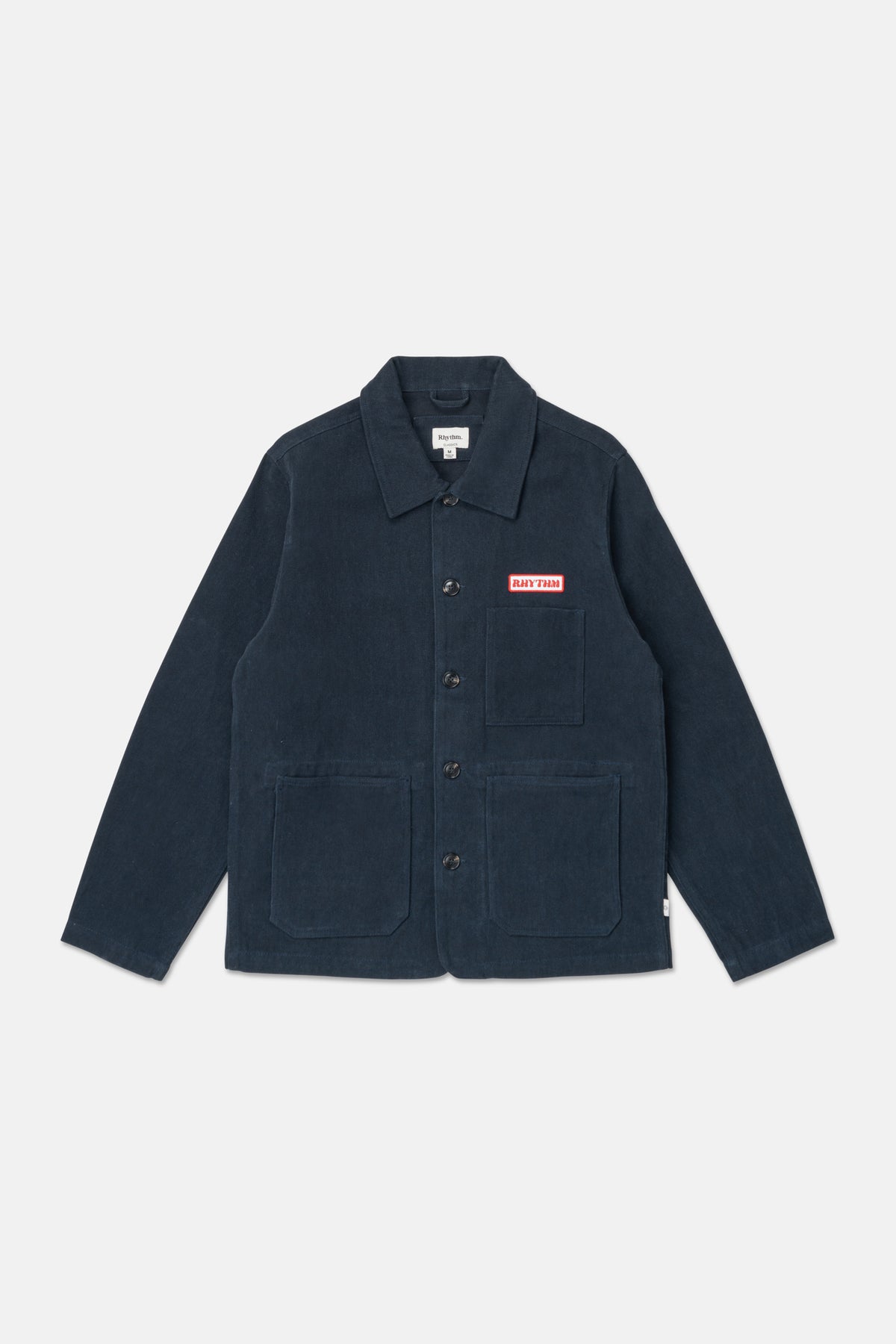 ［argue］LINEN ESSENTIAL RHYTHM JACKET CD25M-JK04-NAV-CANVAS-