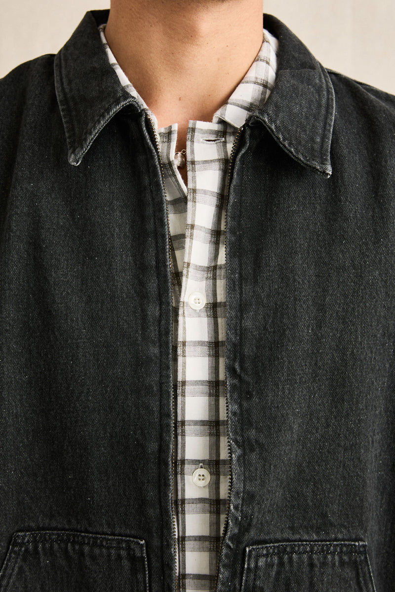 Denim Bomber Jacket