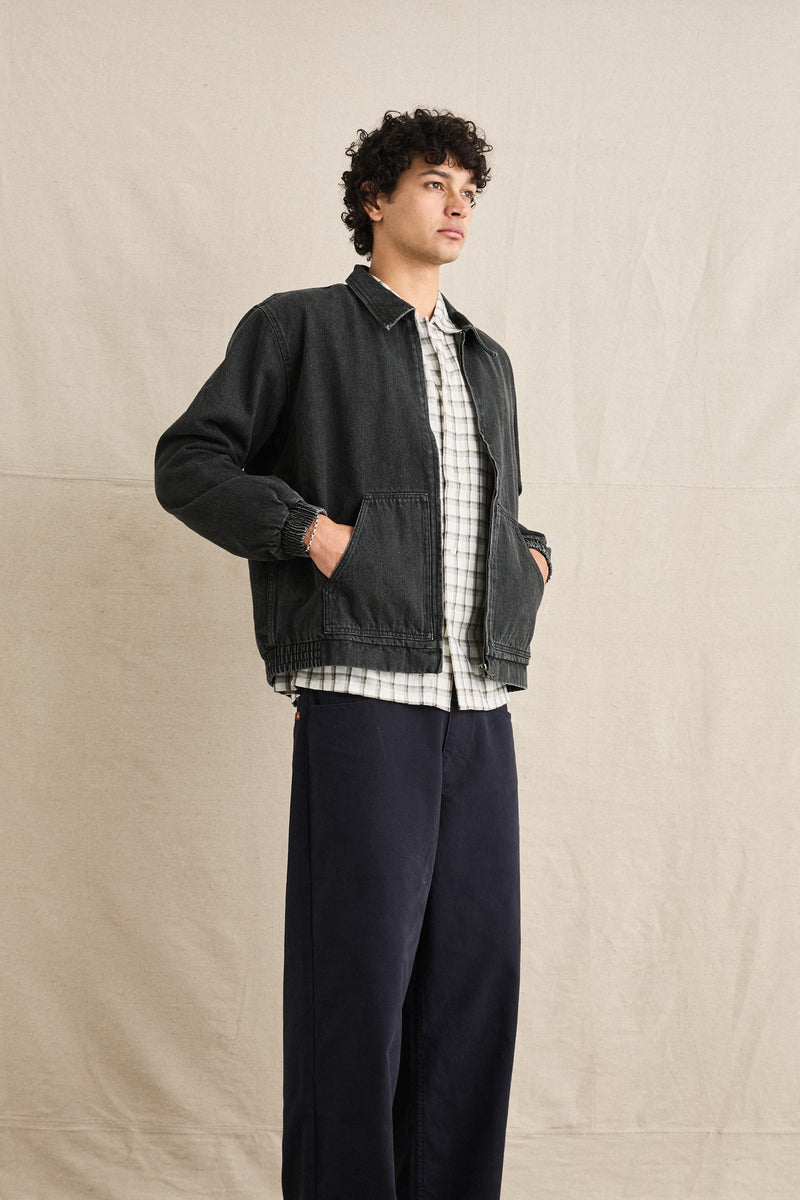 Denim Bomber Jacket