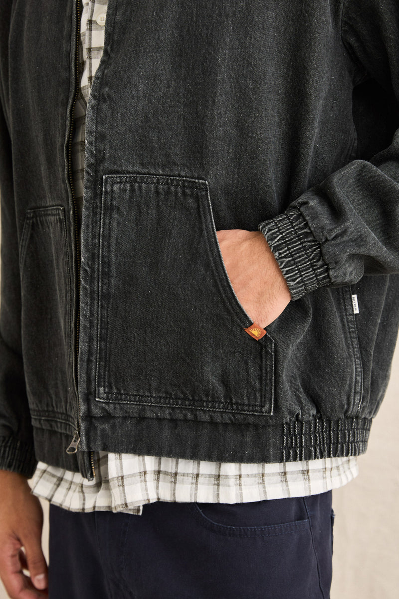 Denim Bomber Jacket