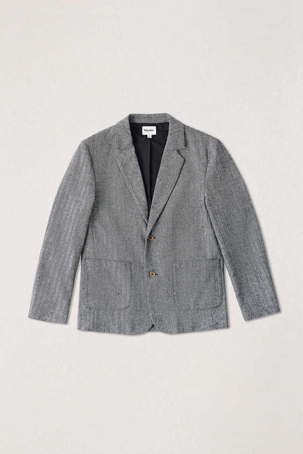 Herringbone Blazer Granite