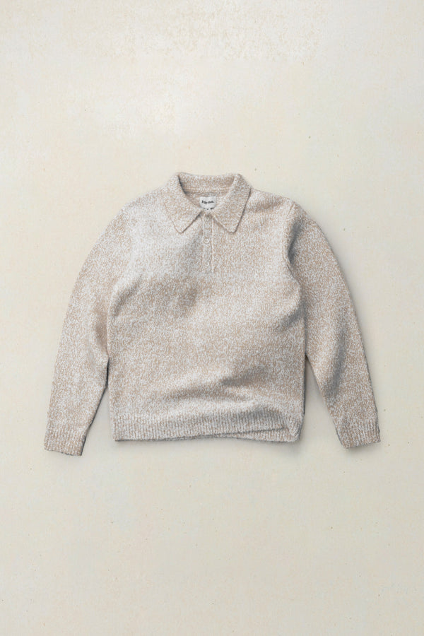 Kinetic Collared Knit Tobacco