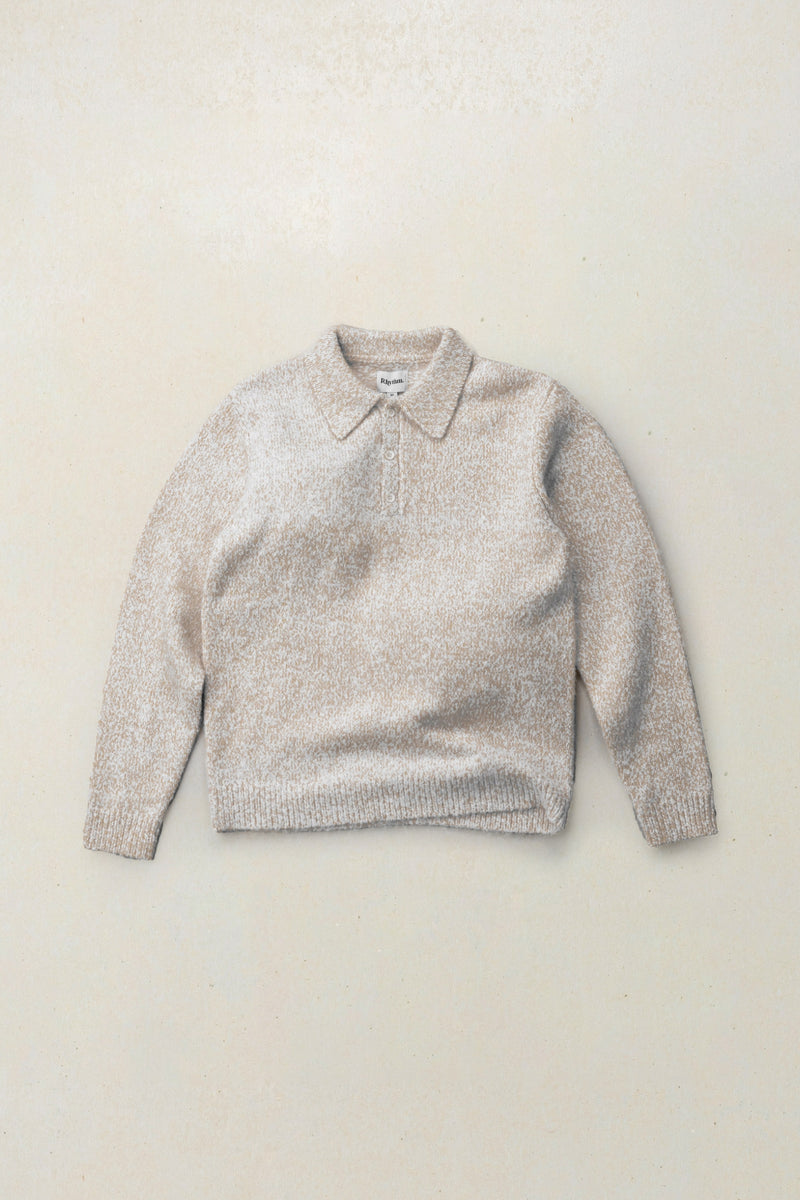 Kinetic Collared Knit Tobacco