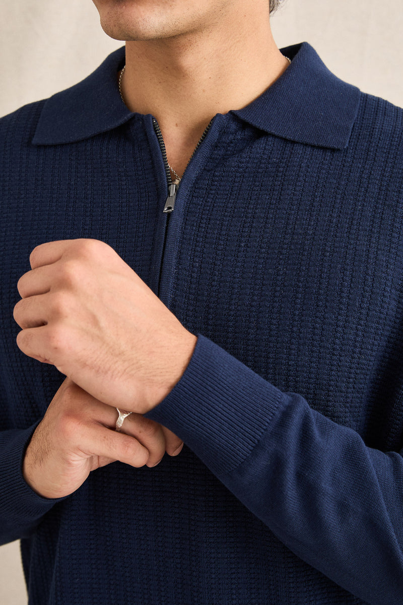 Merge Quarter Zip Knit