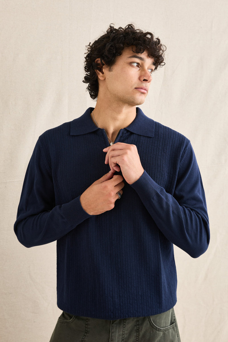 Merge Quarter Zip Knit