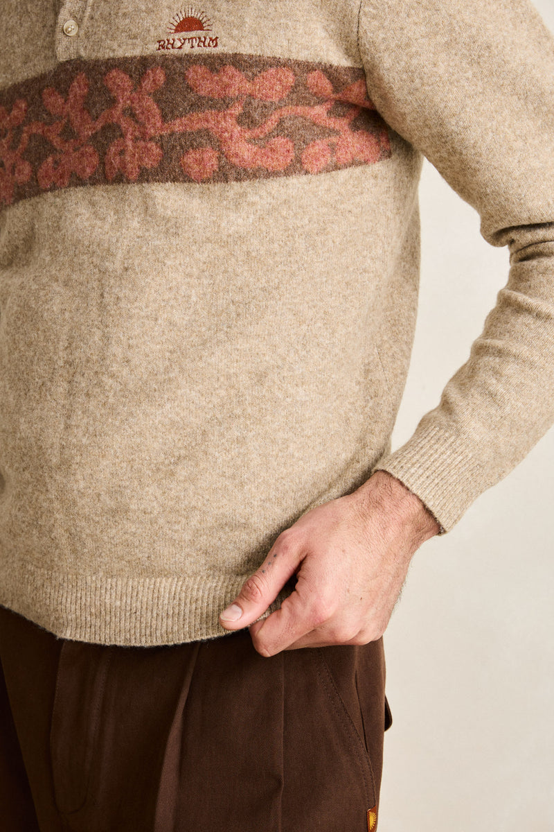 Floragraph Knit Sand