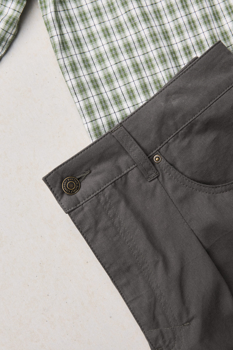 Warped Straight Cut Pant Grey