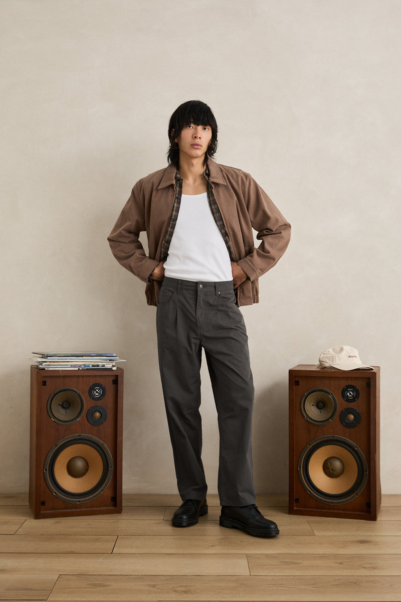 Warped Straight Cut Pant Grey