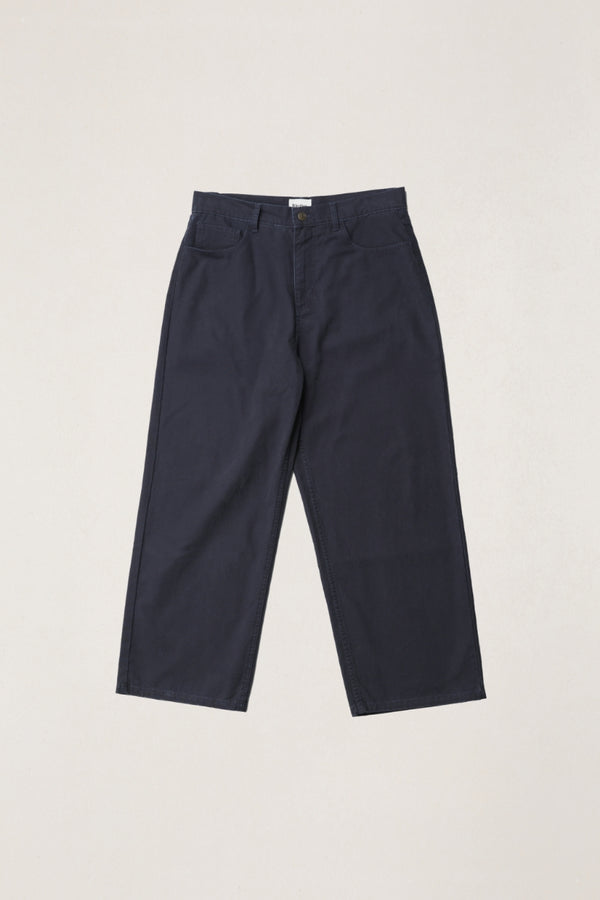 Relaxed Wash Canvas Pant Midnight