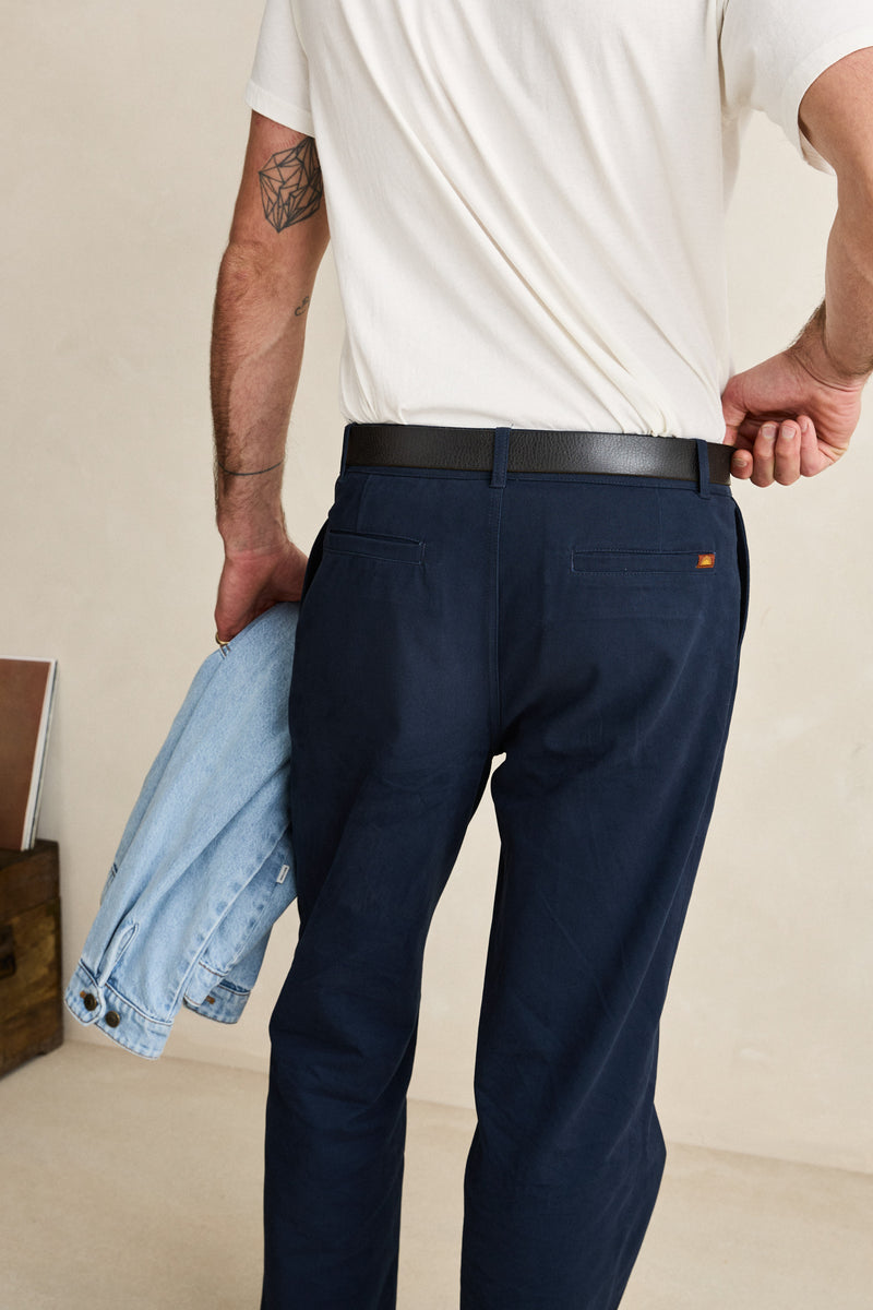 Twill Pressed Trouser Navy