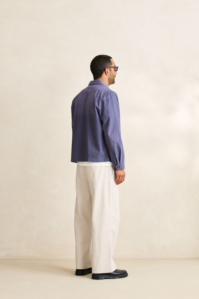 Relaxed Herringbone Pant Sand