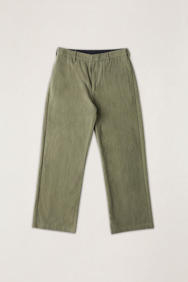 Monterey Slub Trouser Olive