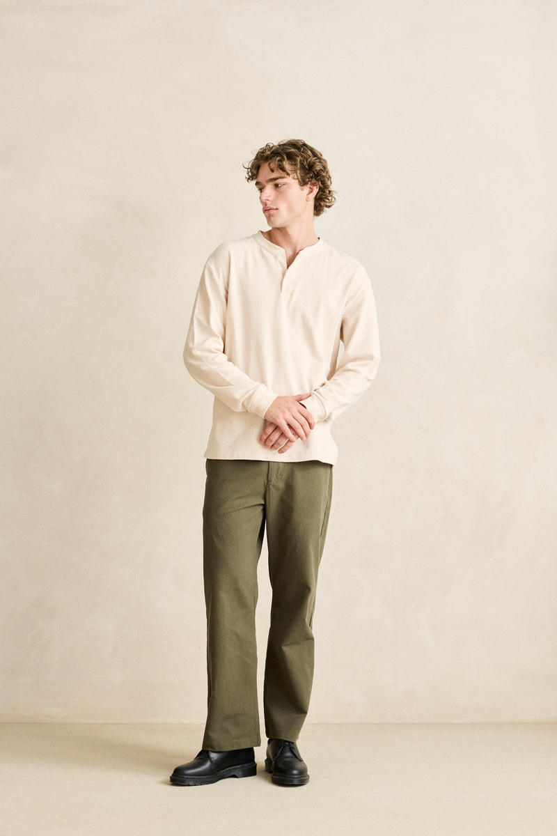 Monterey Slub Trouser Olive