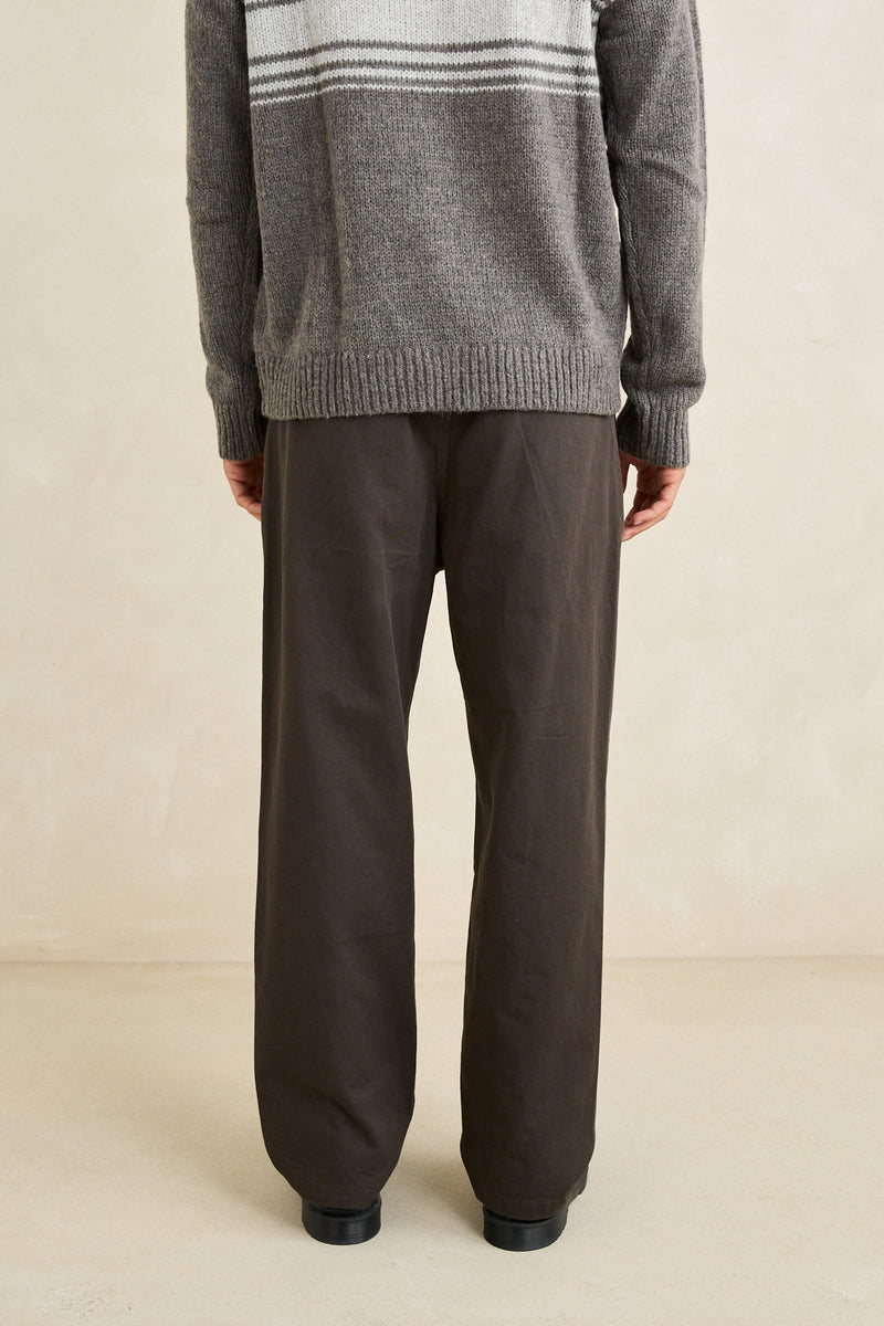 Double Pleat Twill Trouser Vintage Black – Rhythm