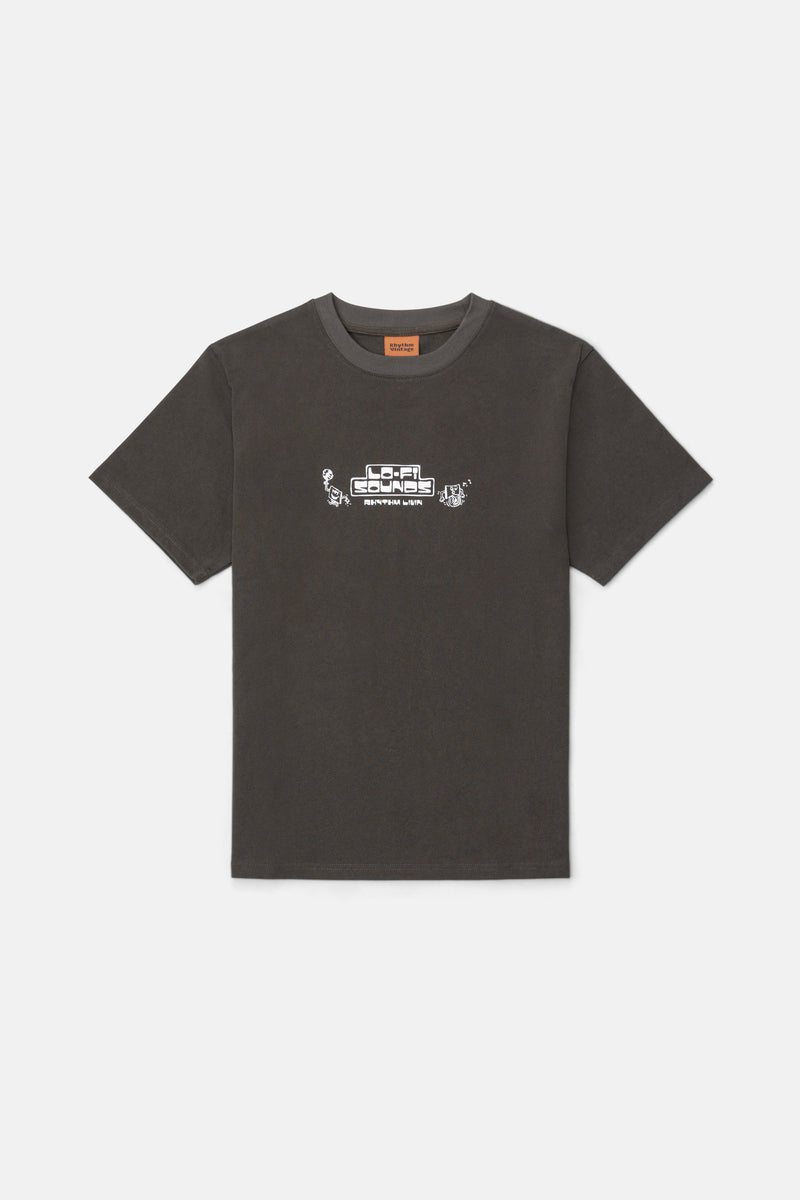 Lo-Fi Sounds Vintage Ss T-Shirt Vintage Black