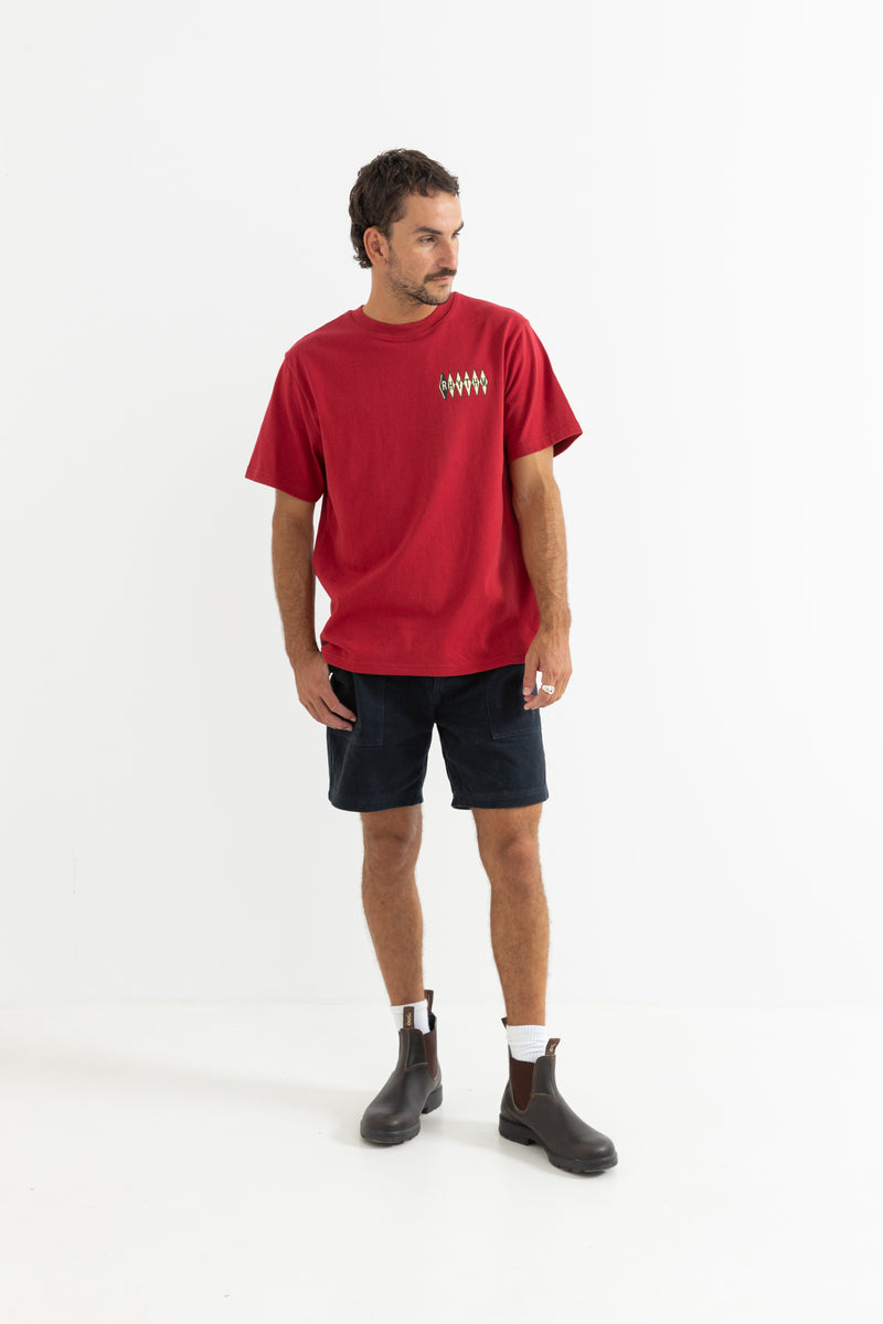 Poolroom Vintage Ss T-Shirt Merlot