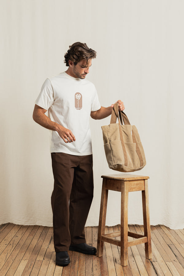 Shaken Vintage Ss T-Shirt Natural