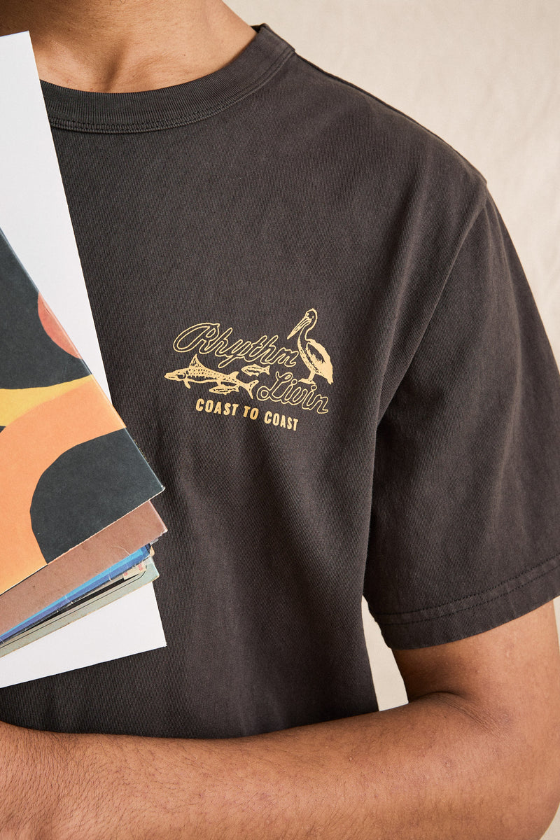 C2C Vintage Ss T-Shirt Vintage Black