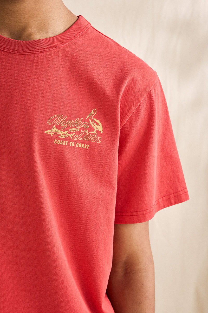 C2C Vintage Ss T-Shirt Vintage Red