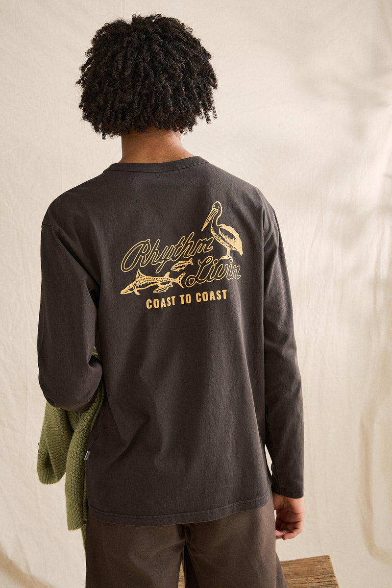 C2C Vintage Ls T-Shirt Vintage Black