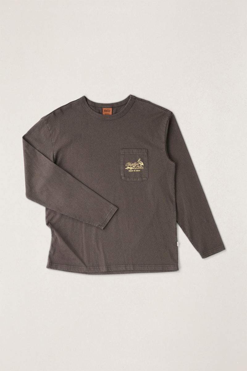 C2C Vintage Ls T-Shirt Vintage Black