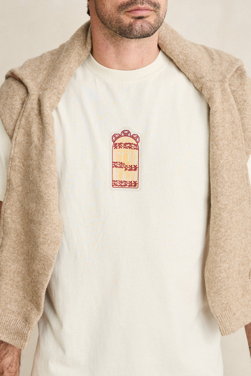 Pressed Petal Vintage SS T-Shirt Ecru