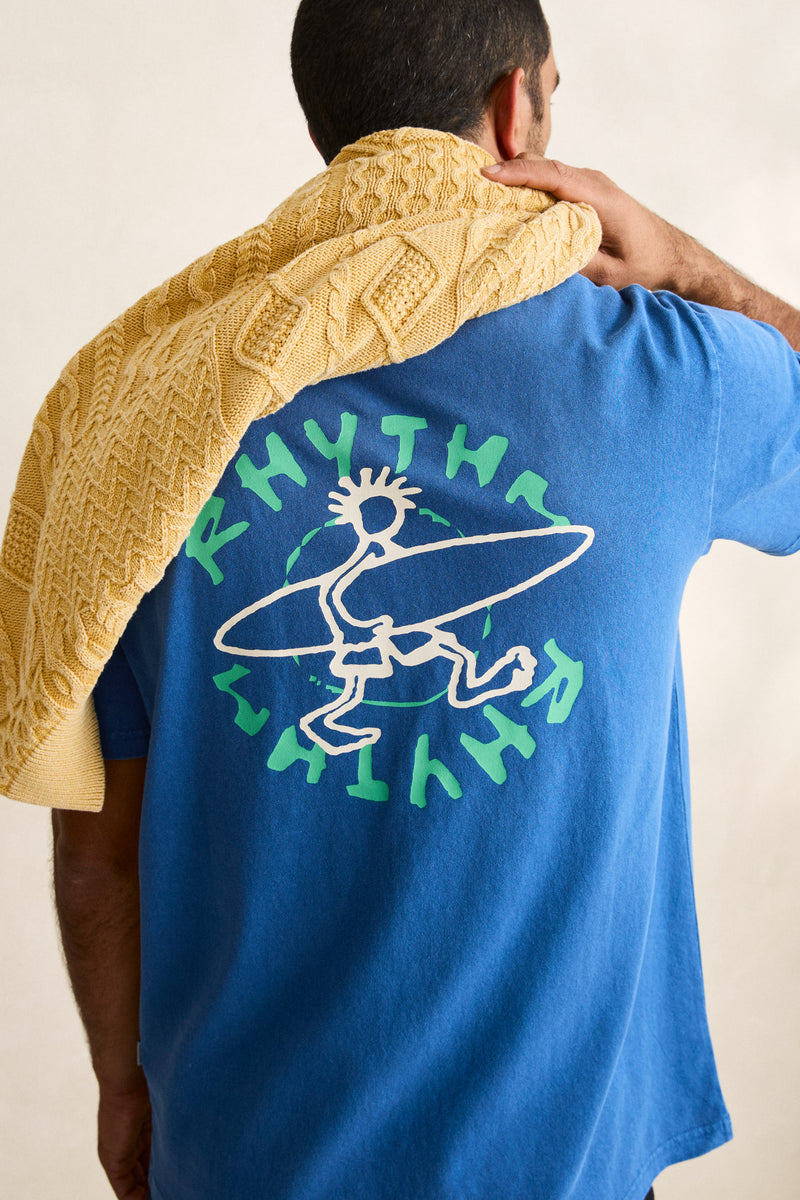 Jaunt Vintage Ss T-Shirt Cobalt