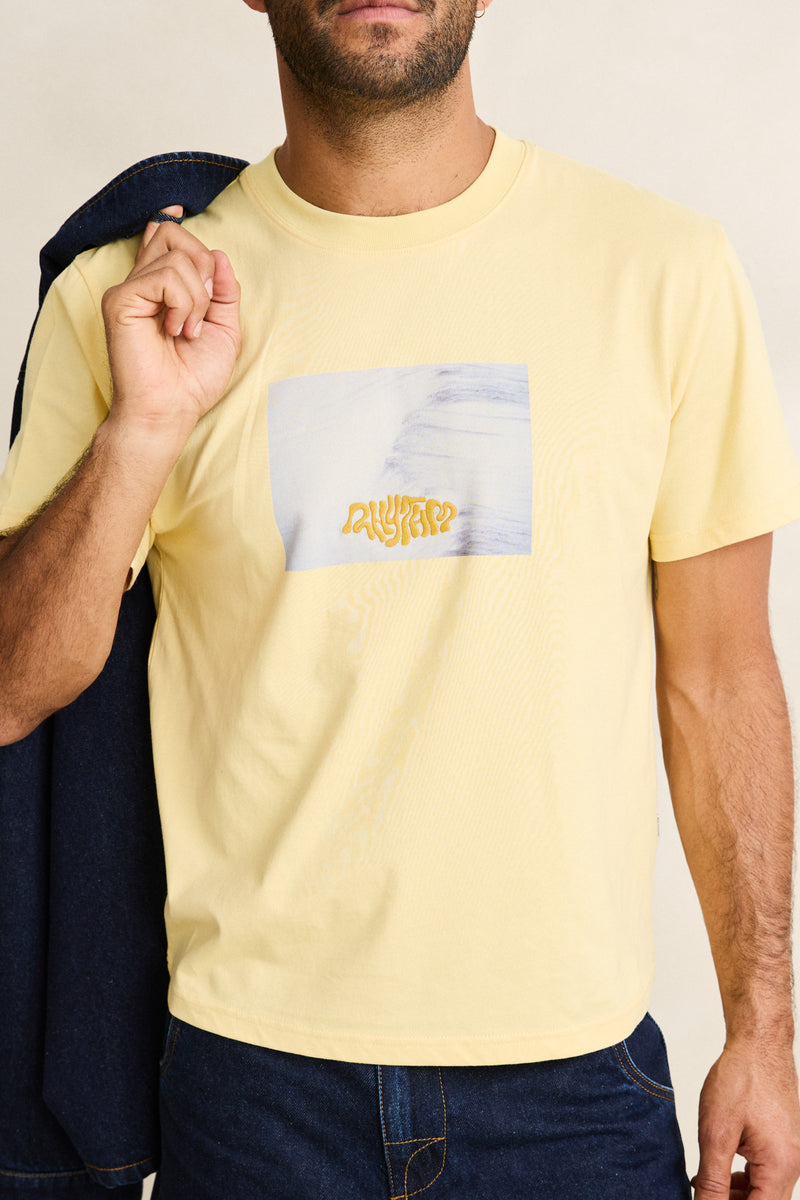 Frequency Band Ss T-Shirt Lemon