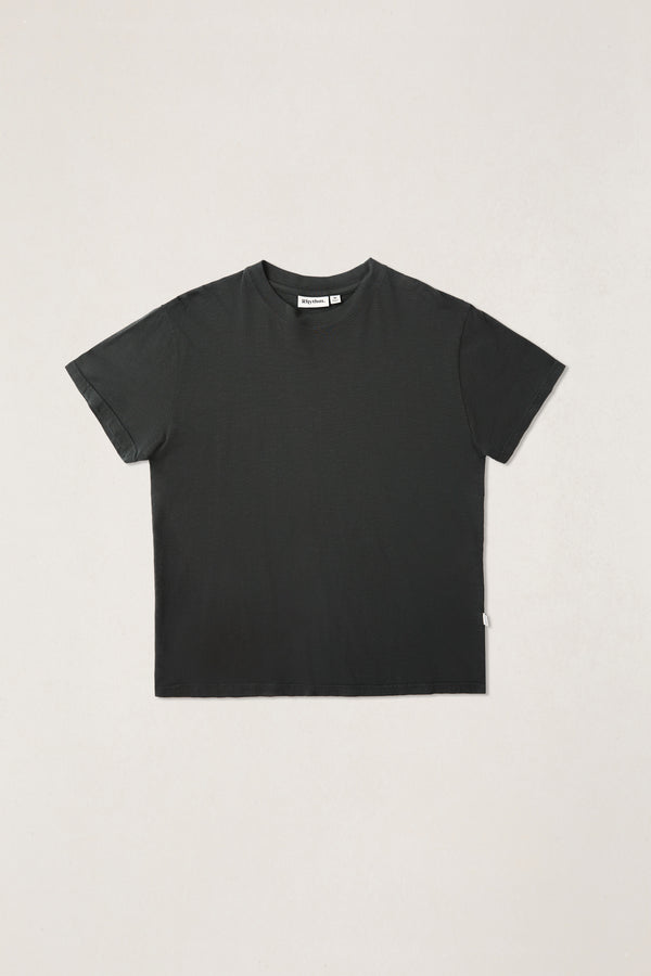Essential Slub Band Ss T-Shirt Vintage Black