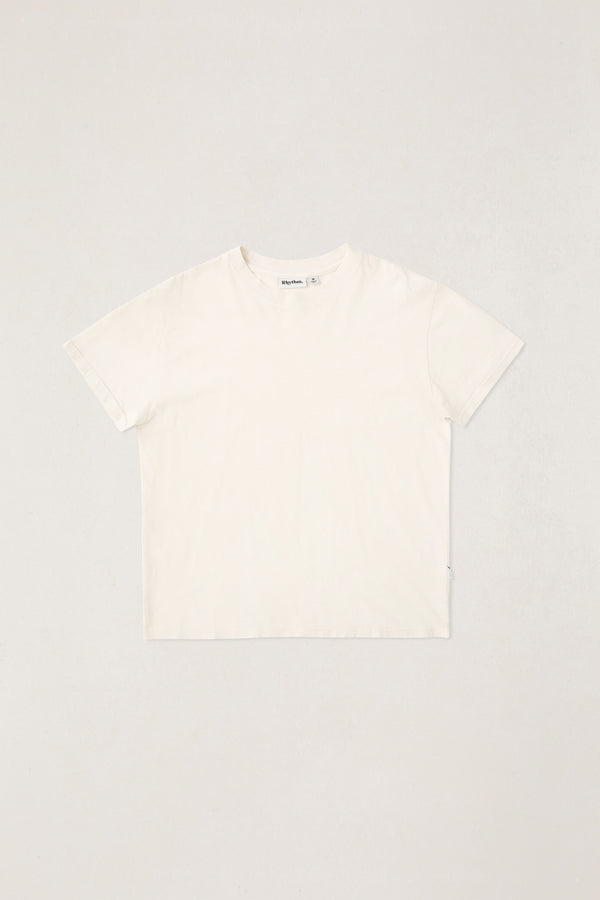 Essential Slub Band Ss T-Shirt Natural