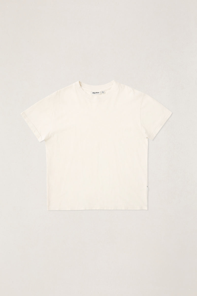 Essential Slub Band Ss T-Shirt Natural