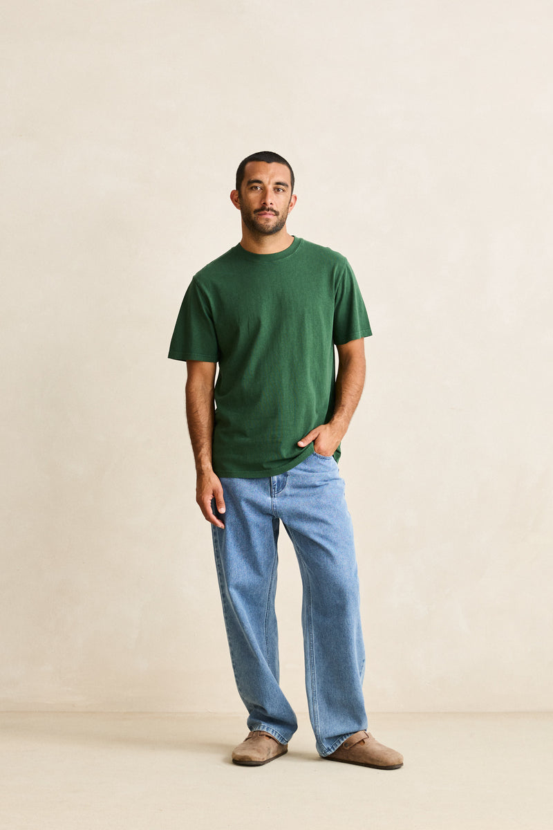 Essential Heavyweight Ss T-Shirt Pine
