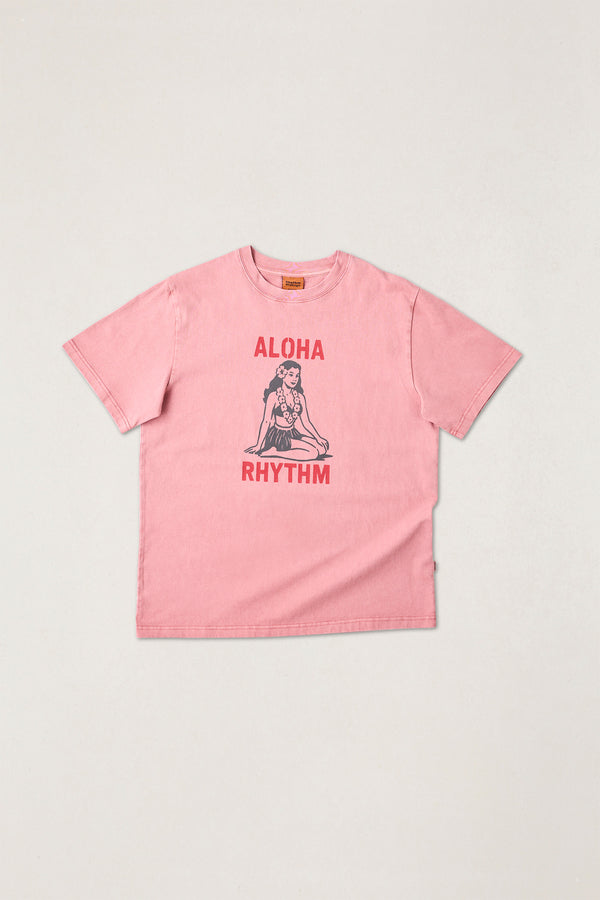 Aloha Rhythm Vintage Ss T-Shirt Dusty Rose