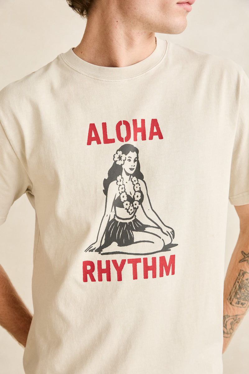Aloha Rhythm Vintage Ss T-Shirt Moonrock