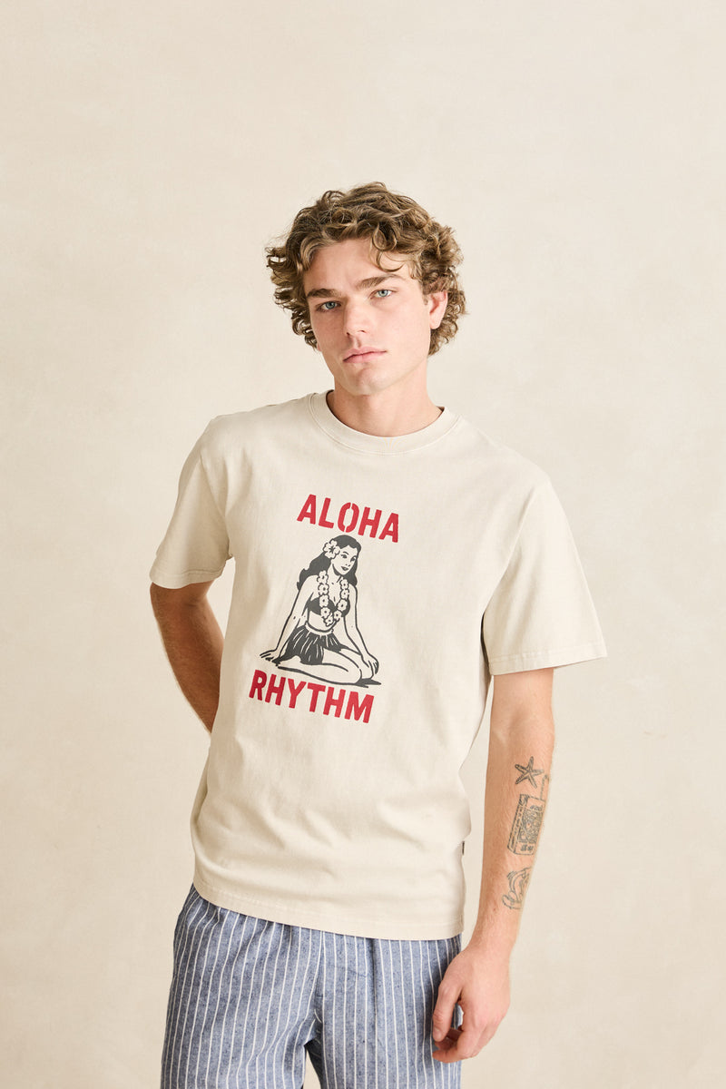 Aloha Rhythm Vintage Ss T-Shirt Moonrock