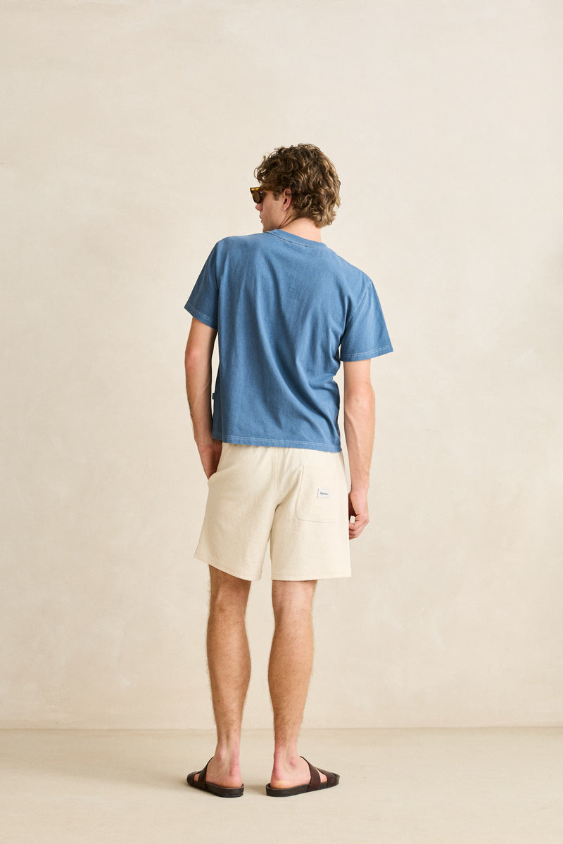 Sounds Contrast Band Ss T-Shirt Blue