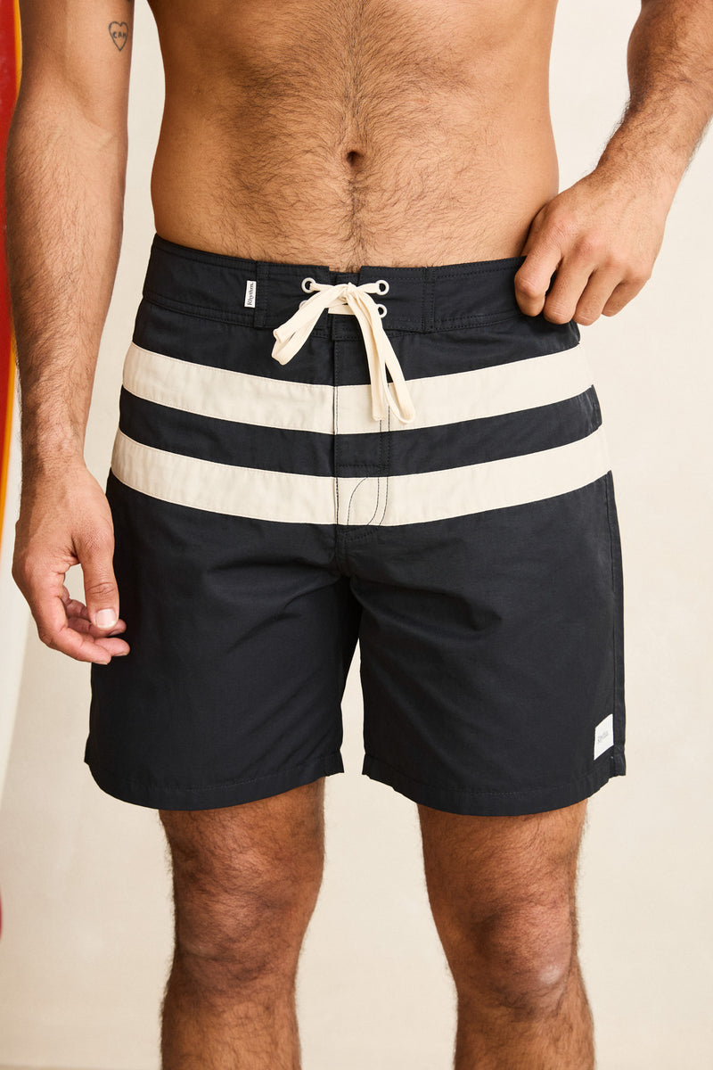 Heritage Stripe Trunk Black