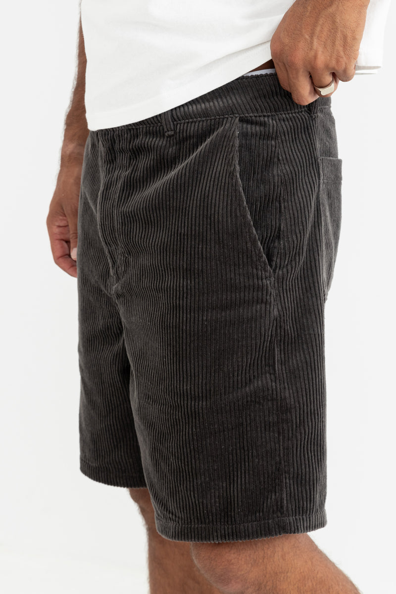 Reverb Corduroy Short Charcoal